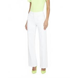 NEW L'AGENCE scottie high rise wide leg jeans in blanc